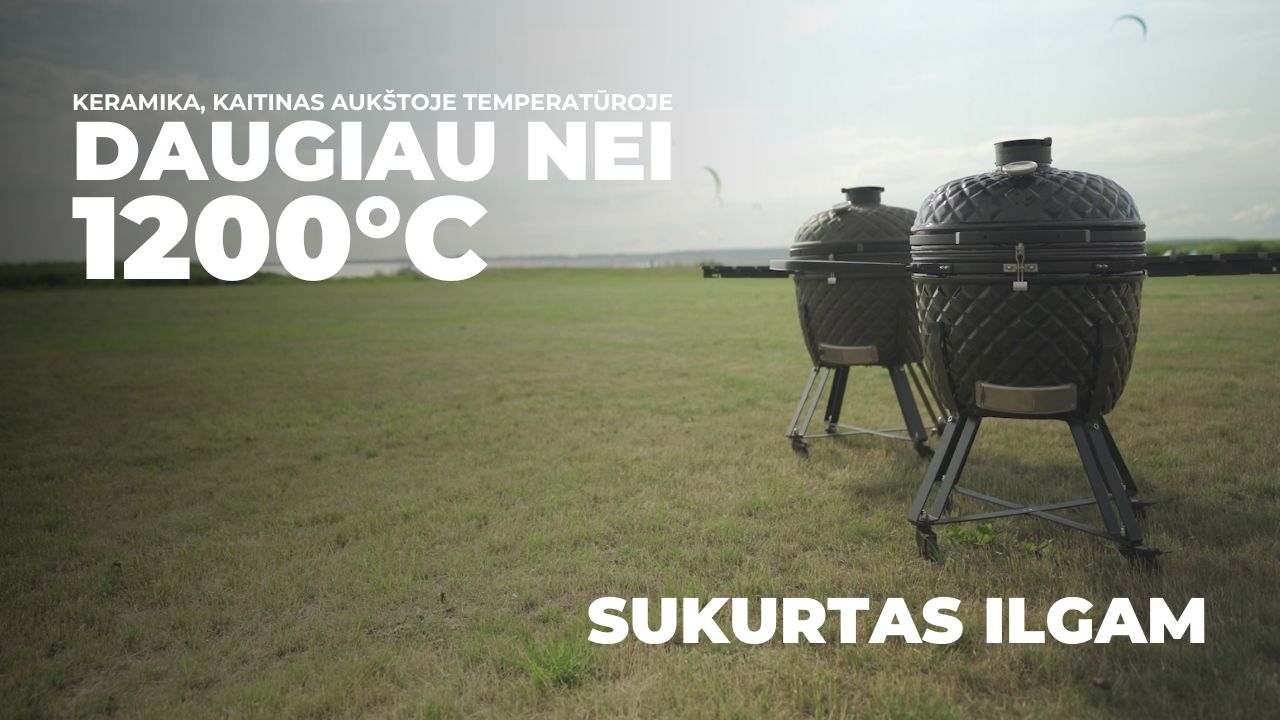 Evolve Kamado garantija visam gyvenimui